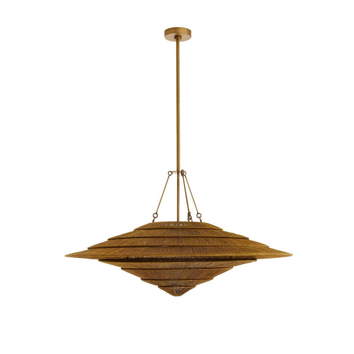 Arteriors - DLI10 - Three Light Pendant - Lexa - Vintage Brass