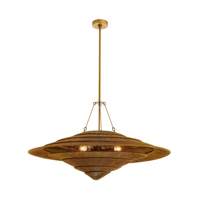 Arteriors - DLI10 - Three Light Pendant - Lexa - Vintage Brass
