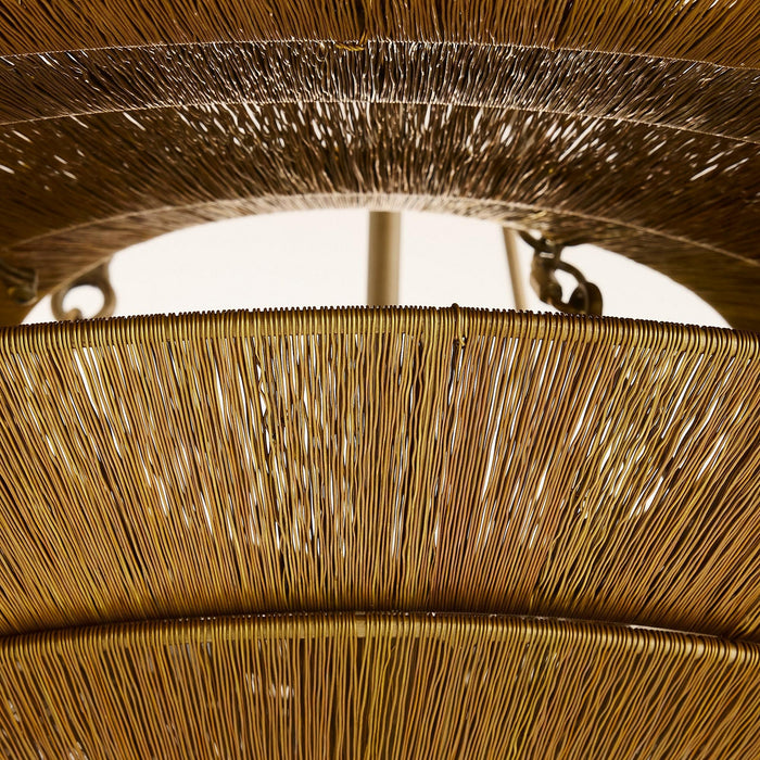 Arteriors - DLI10 - Three Light Pendant - Lexa - Vintage Brass