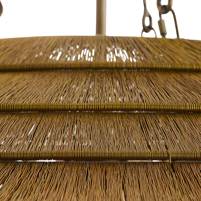 Arteriors - DLI10 - Three Light Pendant - Lexa - Vintage Brass