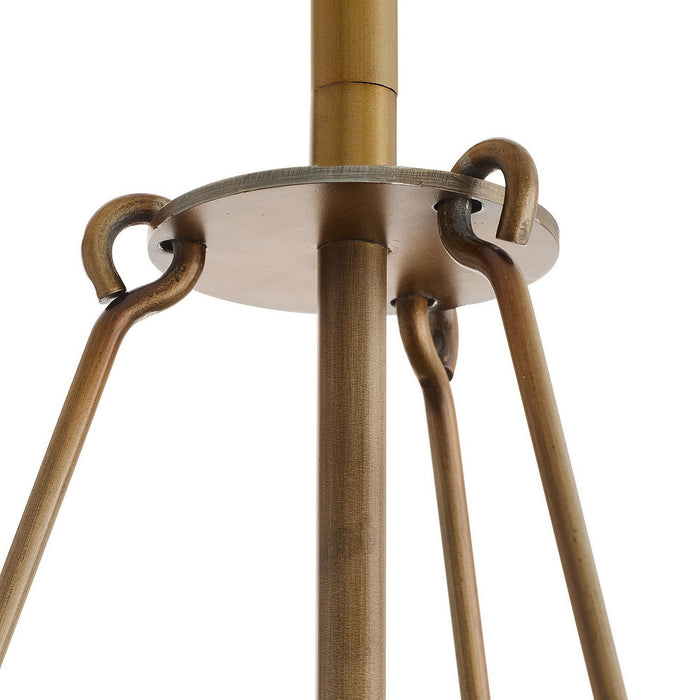 Arteriors - DLI10 - Three Light Pendant - Lexa - Vintage Brass