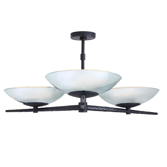 Arteriors - DLI11 - Nine Light Chandelier - Mason - Natural Iron