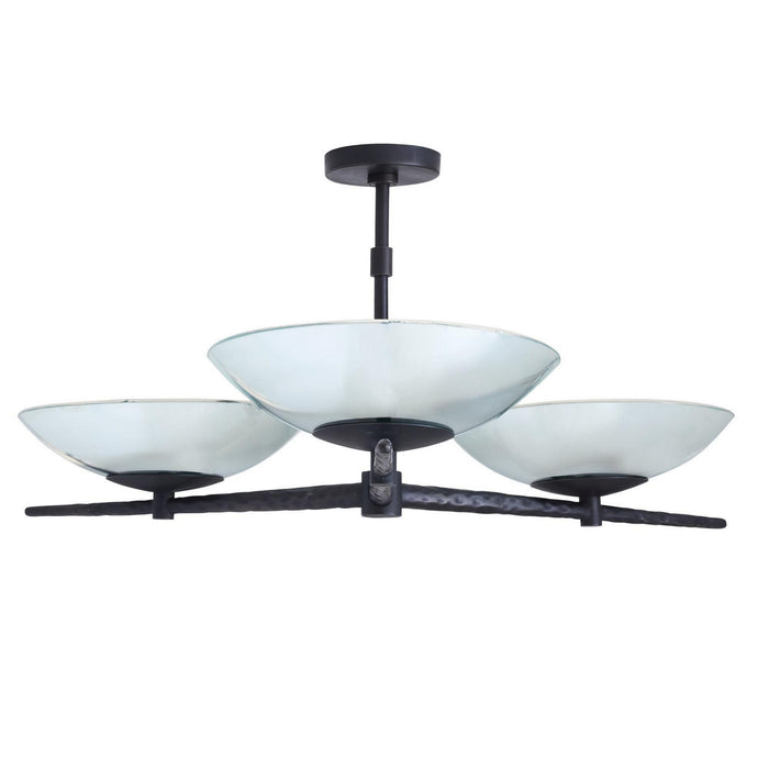 Arteriors - DLI11 - Nine Light Chandelier - Mason - Natural Iron