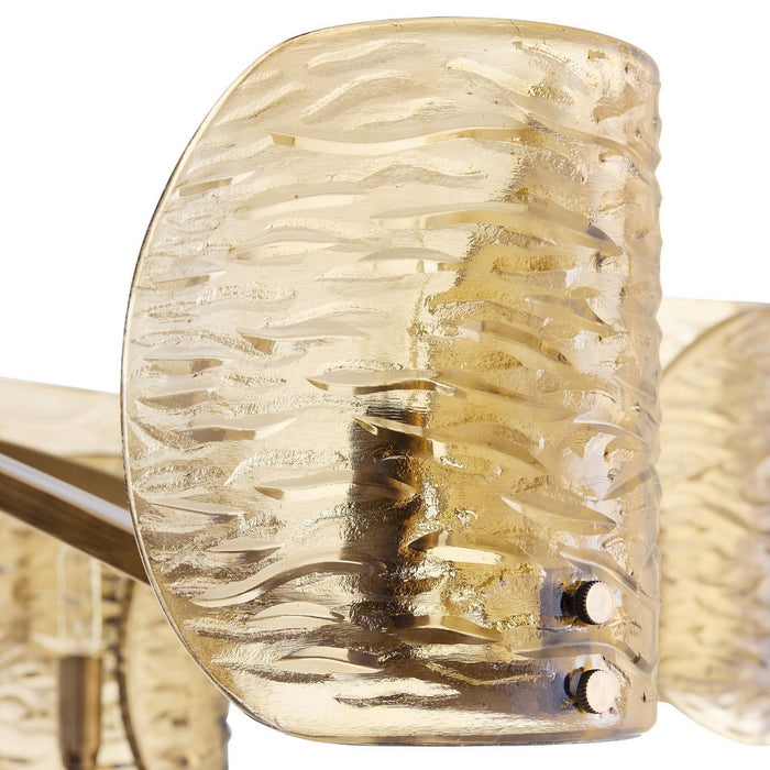 Arteriors - DLI12 - Nine Light Chandelier - Natasha - Antique Brass