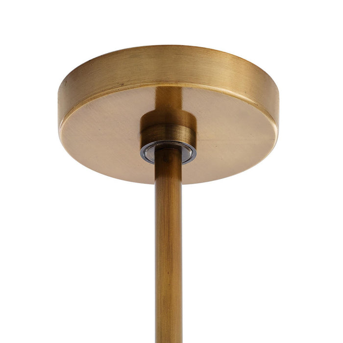 Arteriors - DLI12 - Nine Light Chandelier - Natasha - Antique Brass