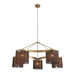 Arteriors - DLI14 - Five Light Chandelier - Langston - Vintage Brass