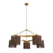 Arteriors - DLI14 - Five Light Chandelier - Langston - Vintage Brass