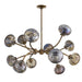 Arteriors - DLI15 - 12 Light Chandelier - Merrick - Vintage Brass