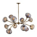 Arteriors - DLI15 - 12 Light Chandelier - Merrick - Vintage Brass