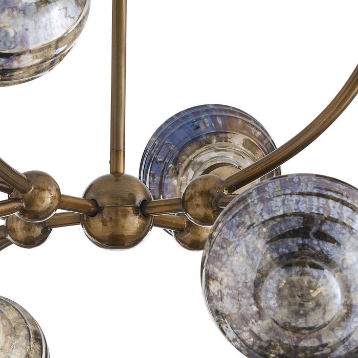 Arteriors - DLI15 - 12 Light Chandelier - Merrick - Vintage Brass