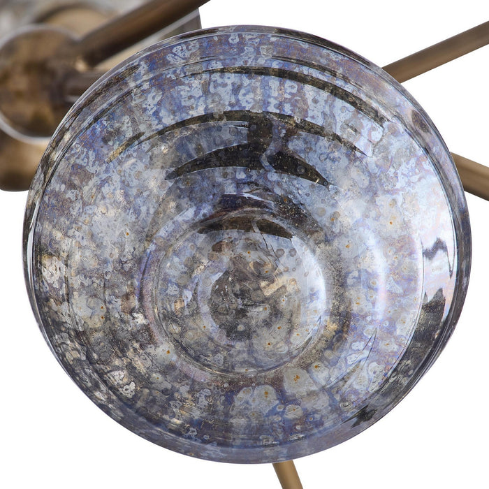 Arteriors - DLI15 - 12 Light Chandelier - Merrick - Vintage Brass