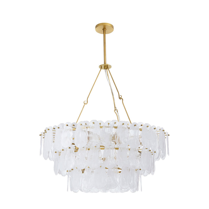 Arteriors - DMC36 - Seven Light Chandelier - Leon - White Glaze