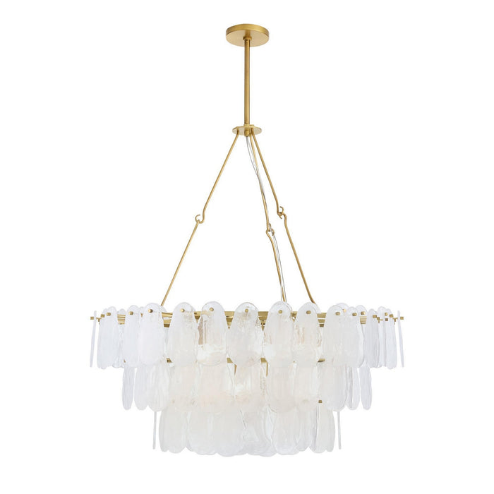 Arteriors - DMC36 - Seven Light Chandelier - Leon - White Glaze
