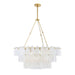 Arteriors - DMC36 - Seven Light Chandelier - Leon - White Glaze