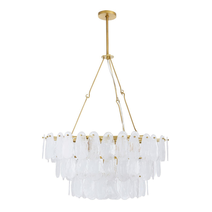 Arteriors - DMC36 - Seven Light Chandelier - Leon - White Glaze