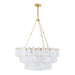 Arteriors - DMC36 - Seven Light Chandelier - Leon - White Glaze