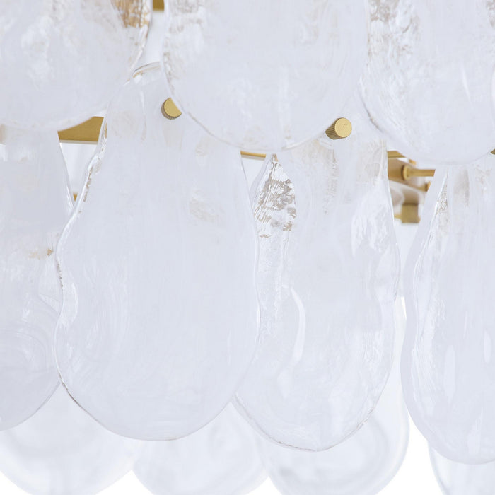Arteriors - DMC36 - Seven Light Chandelier - Leon - White Glaze