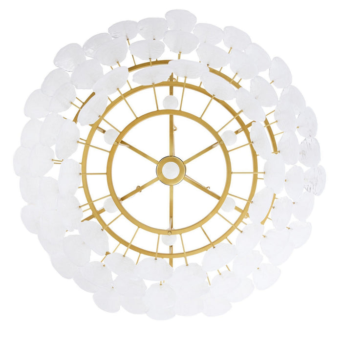 Arteriors - DMC36 - Seven Light Chandelier - Leon - White Glaze