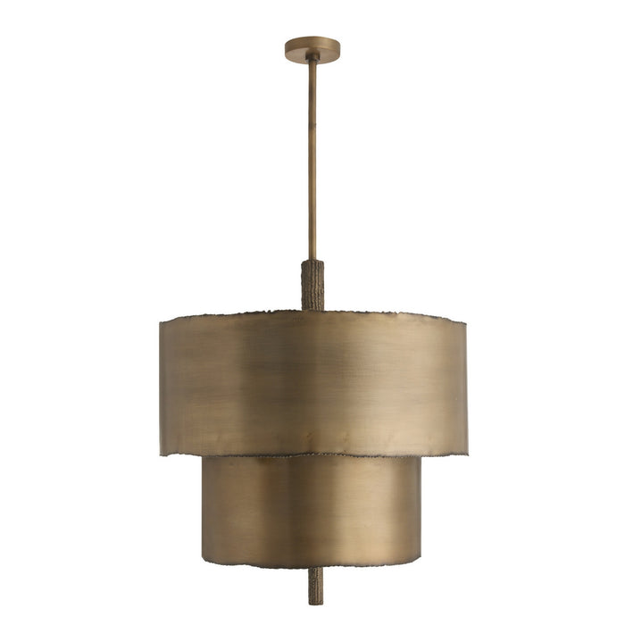 Arteriors - DMI26 - Four Light Chandelier - Leonardo - Antique Brass