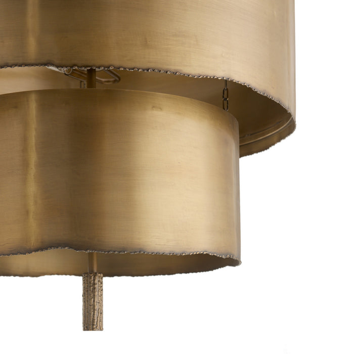 Arteriors - DMI26 - Four Light Chandelier - Leonardo - Antique Brass