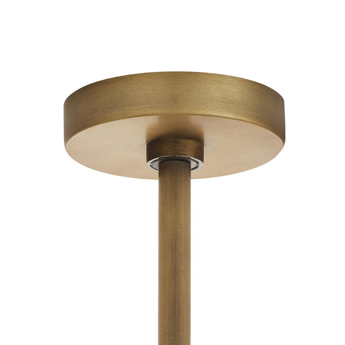Arteriors - DMI26 - Four Light Chandelier - Leonardo - Antique Brass