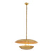 Arteriors - DMI27 - Three Light Chandelier - Florko - Gold Leaf