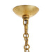 Arteriors - DMI27 - Three Light Chandelier - Florko - Gold Leaf