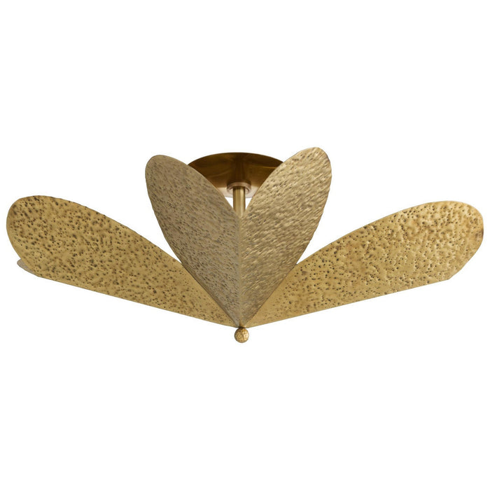 Arteriors - DMI28 - Four Light Flush Mount - Lucinda - Antique Brass