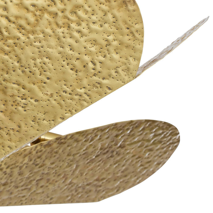 Arteriors - DMI28 - Four Light Flush Mount - Lucinda - Antique Brass