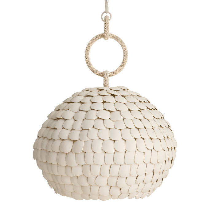 Arteriors - DMS24 - One Light Pendant - Ramya - White