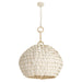 Arteriors - DMS24 - One Light Pendant - Ramya - White