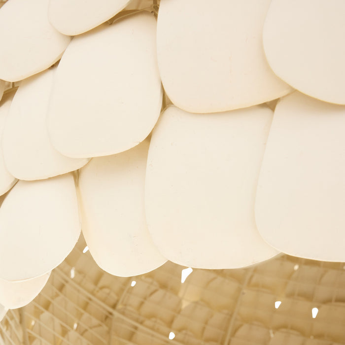 Arteriors - DMS24 - One Light Pendant - Ramya - White