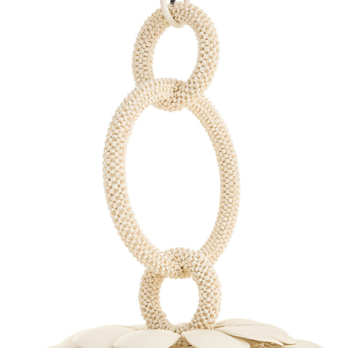 Arteriors - DMS24 - One Light Pendant - Ramya - White