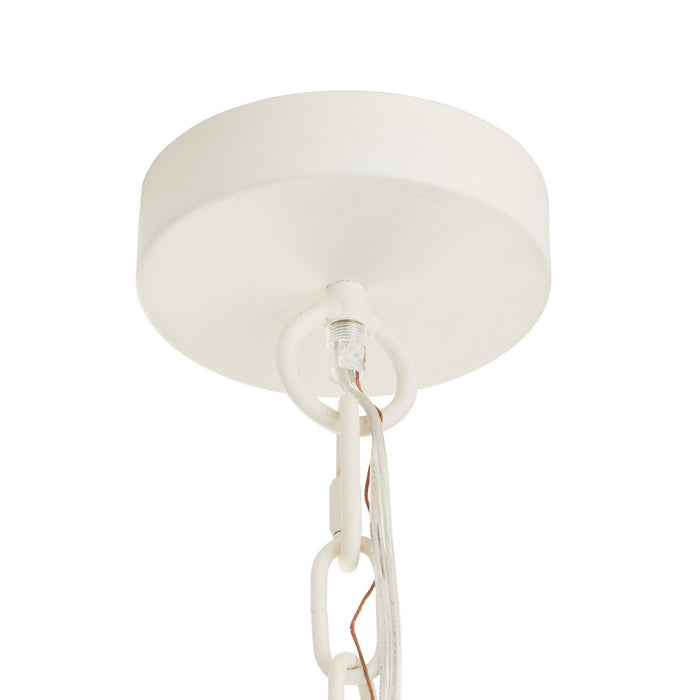 Arteriors - DMS24 - One Light Pendant - Ramya - White