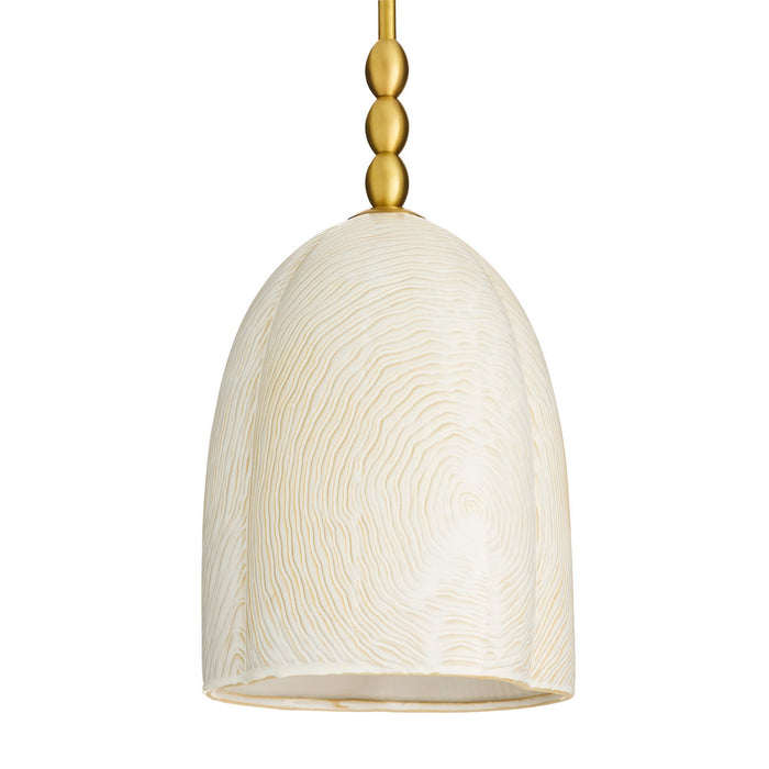 Arteriors - DPC22 - One Light Pendant - Lyla - Whitewash