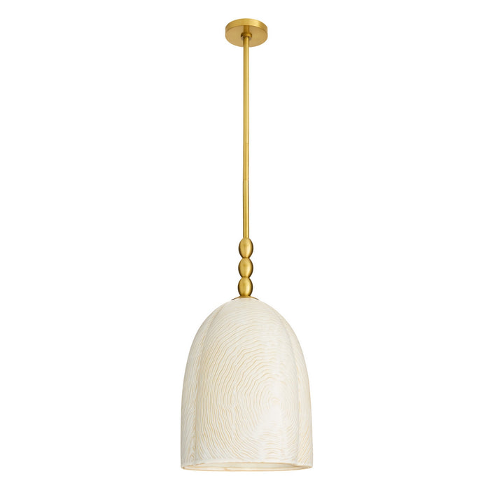 Arteriors - DPC22 - One Light Pendant - Lyla - Whitewash