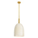 Arteriors - DPC22 - One Light Pendant - Lyla - Whitewash