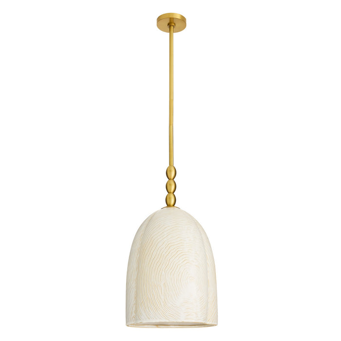 Arteriors - DPC22 - One Light Pendant - Lyla - Whitewash