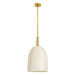 Arteriors - DPC22 - One Light Pendant - Lyla - Whitewash
