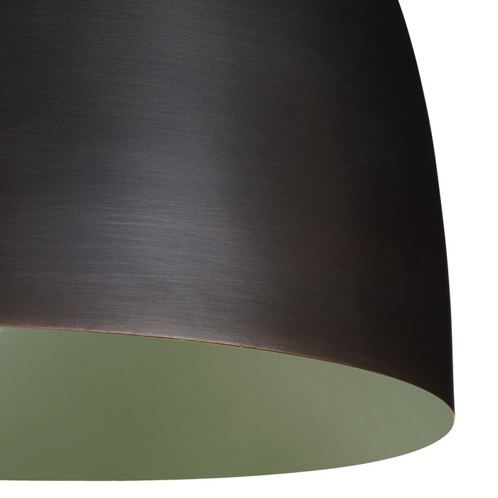 Arteriors - DPC23 - One Light Pendant - Leda - English Bronze