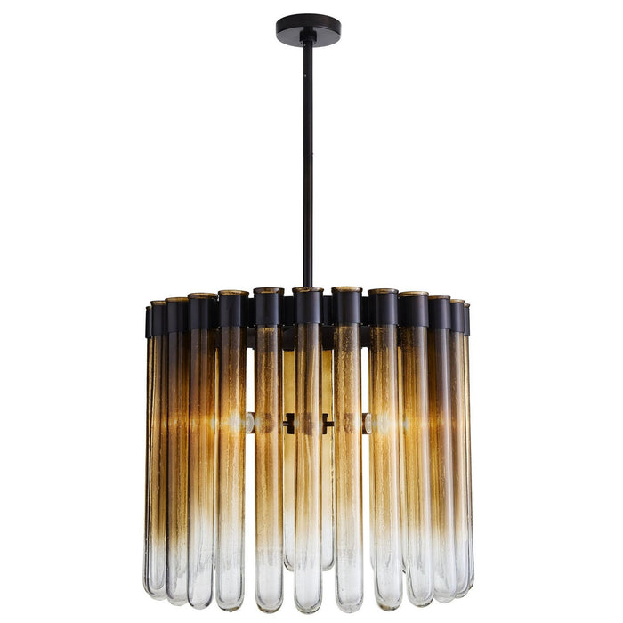 Arteriors - DSI12 - Three Light Chandelier - Maxton - Smokey Ombre
