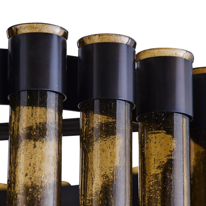 Arteriors - DSI12 - Three Light Chandelier - Maxton - Smokey Ombre