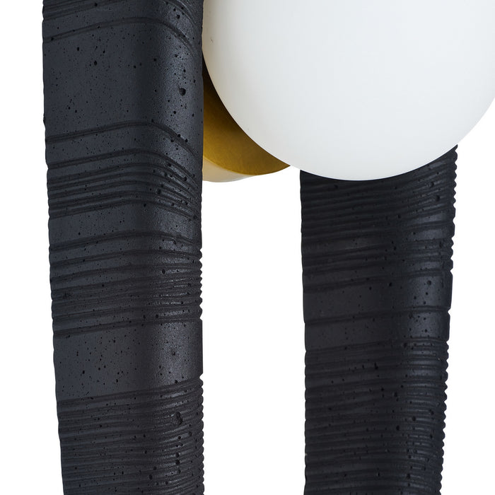 Arteriors - DWC93 - One Light Wall Sconce - Laredo - Charcoal