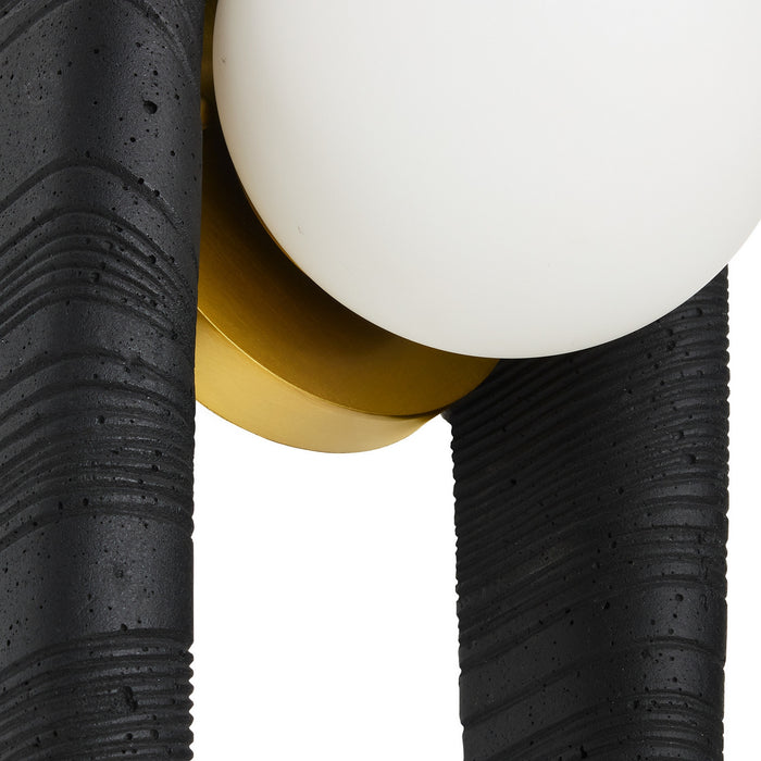 Arteriors - DWC93 - One Light Wall Sconce - Laredo - Charcoal