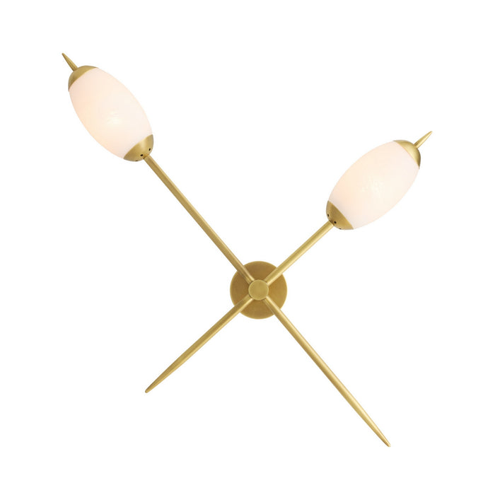 Arteriors - DWC95 - Two Light Wall Sconce - Natalia - Antique Brass