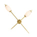 Arteriors - DWC95 - Two Light Wall Sconce - Natalia - Antique Brass