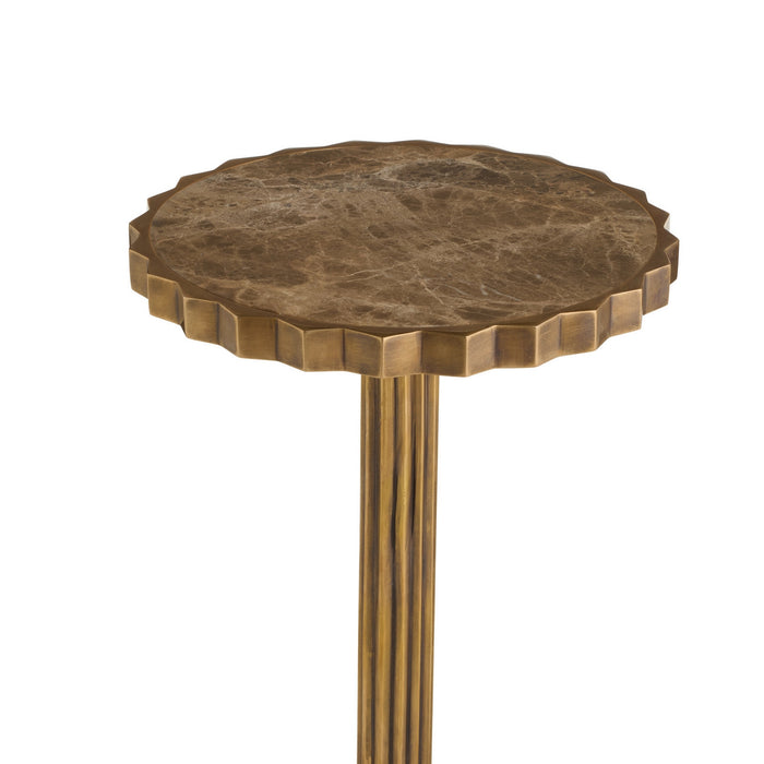 Arteriors - FAI26 - Accent Table - Mabel - Brown Emperador