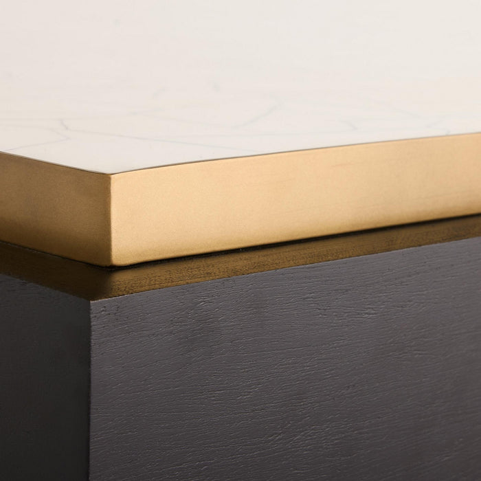 Arteriors - FCI28 - Coffee Table - Montreal - Crackled Ivory