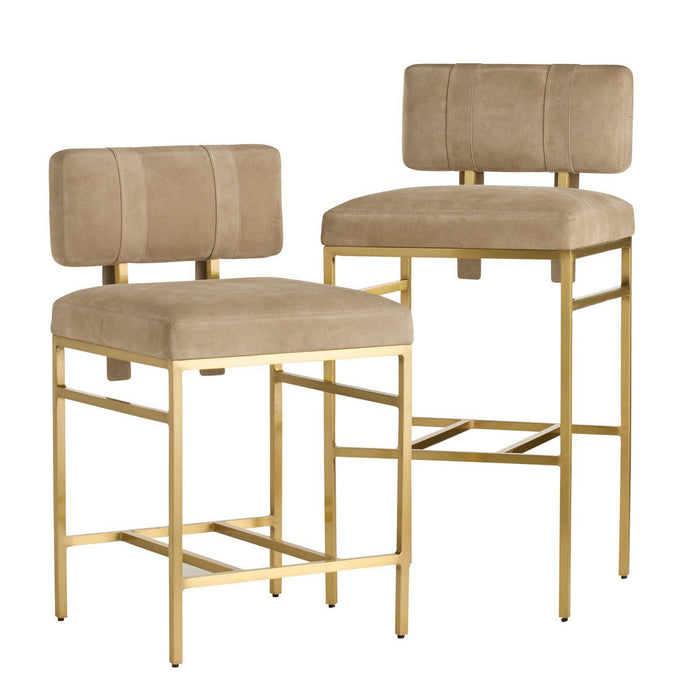 Arteriors - FSI25 - Bar Stool - Laney - Taupe