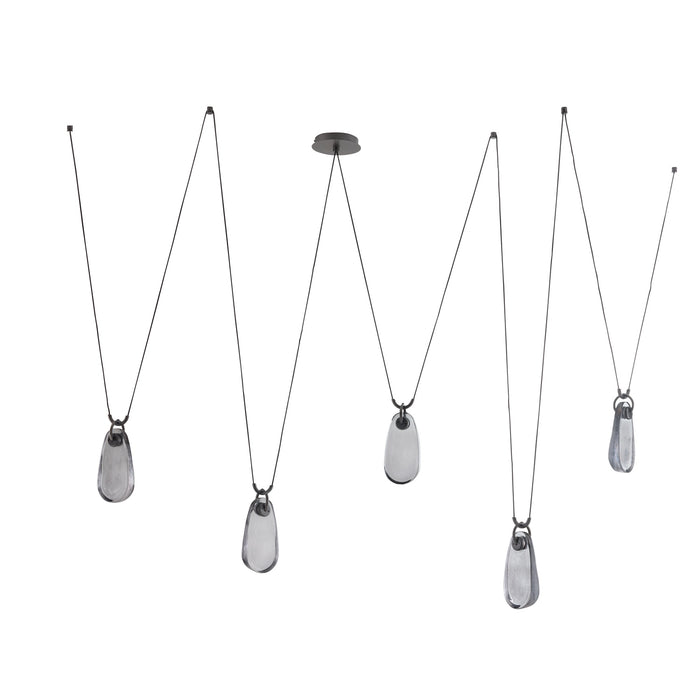 Arteriors - GADLC02 - LED Chandelier - Melt - Smoke